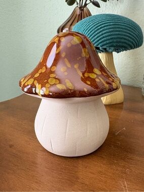 Ceramic Mushroom Garden or Home Art Decor